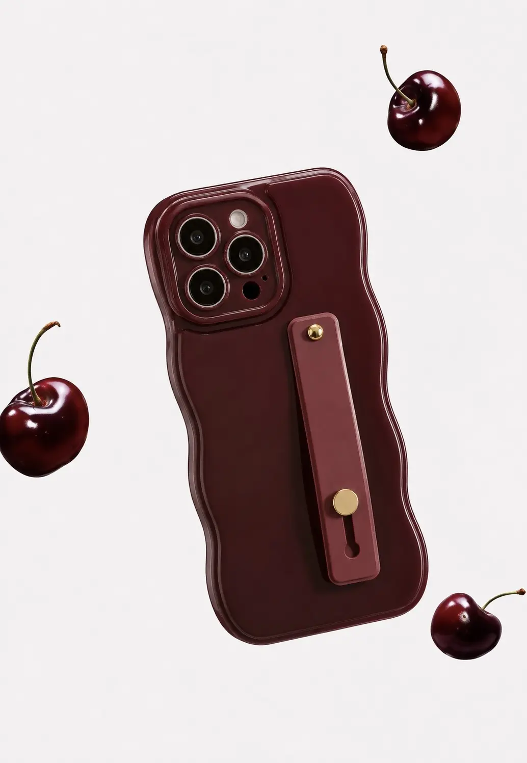 IPHONE CASE 13 PRO MAX VINO CON MANIGUETA