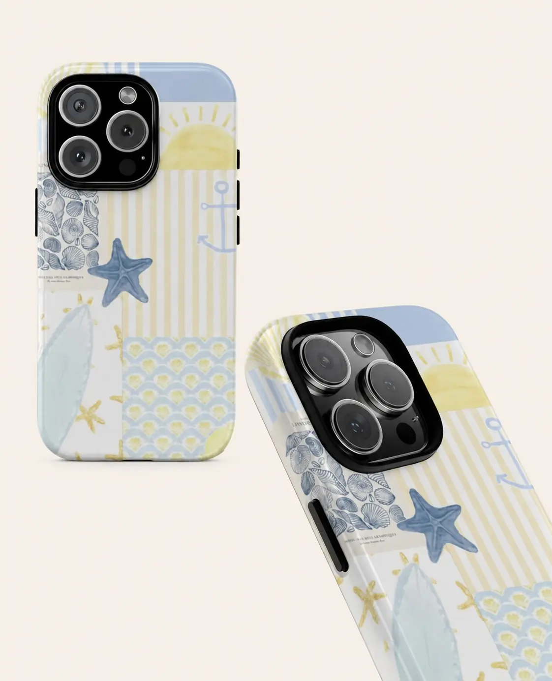 IPHONE CASE 13 PRO DOBLE AMARILLO/AZUL VARIOS DISEÑOS DE MAR