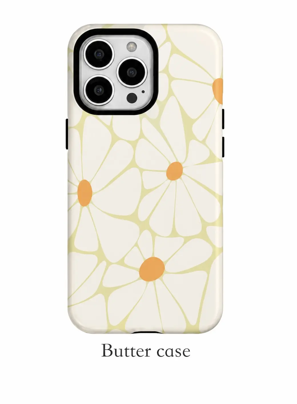 IPHONE CASE 12 PRO MAX DISEÑO FLORES BLANCAS