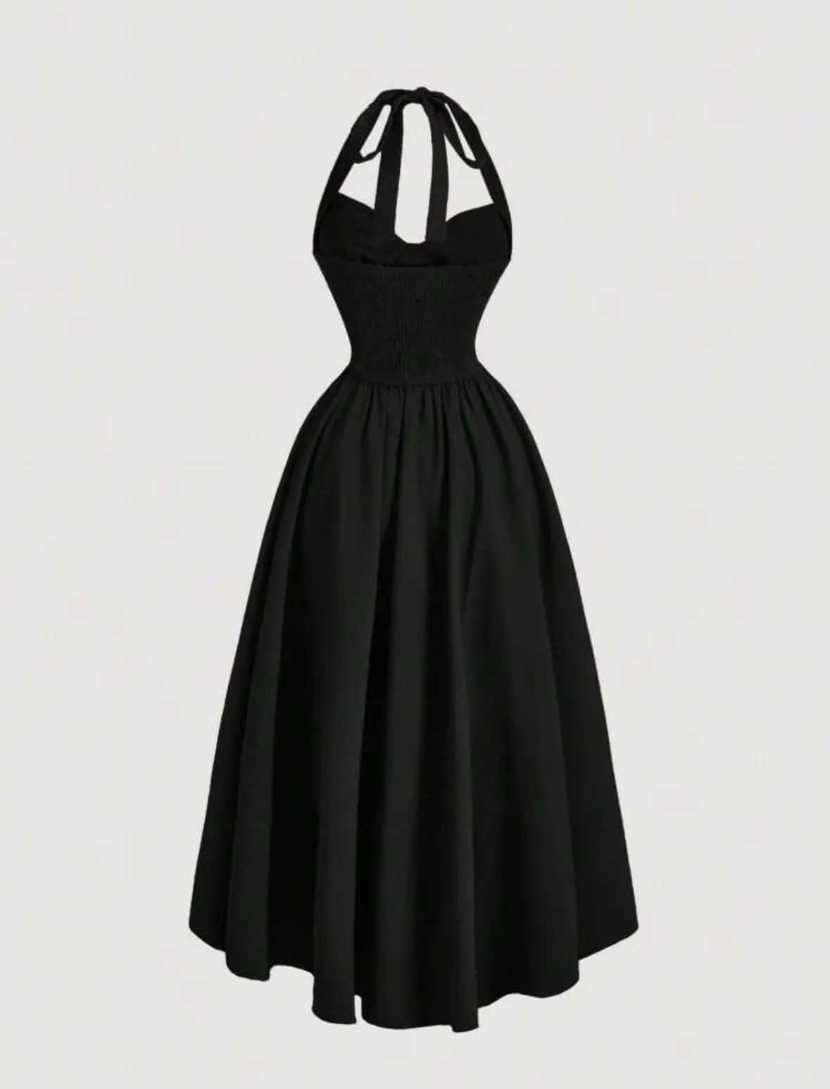 Vestido Largo negro estilo princesa talla M