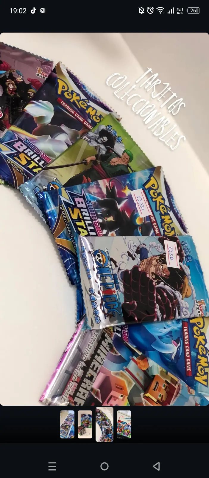 cartas coleccionables personajes