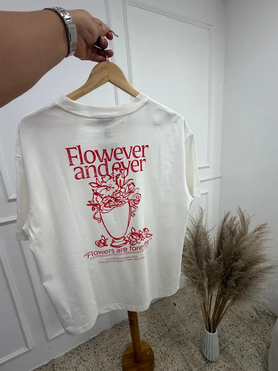 BÁSICA BLANCA FLORES
