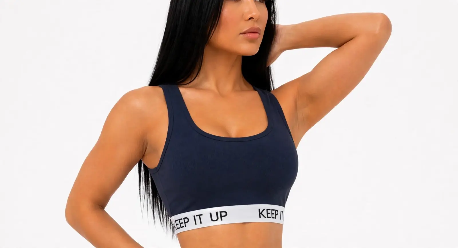 Tops color azul talla S-M