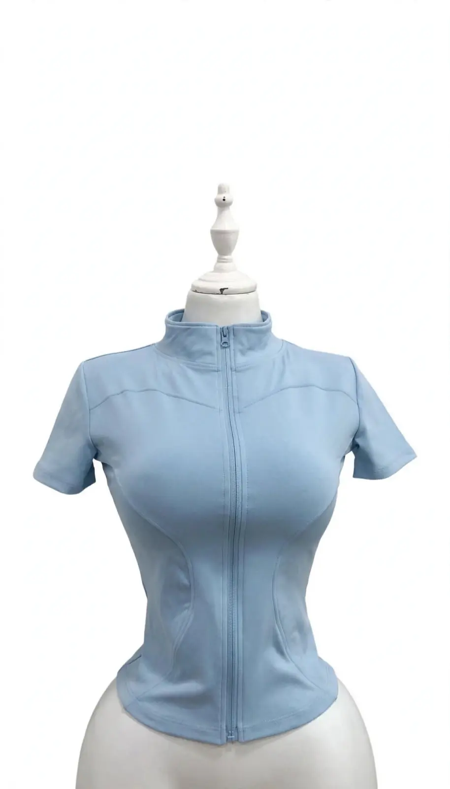 Jackets manga corta celeste talla M-L