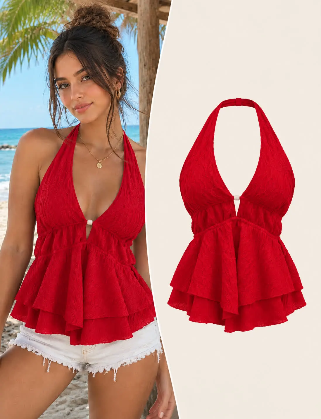 Blusa Ocean Roja