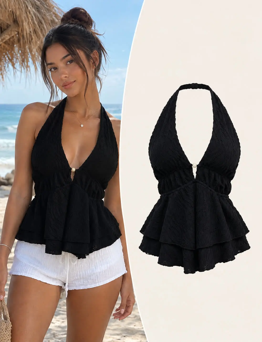 Blusa Ocean Negro