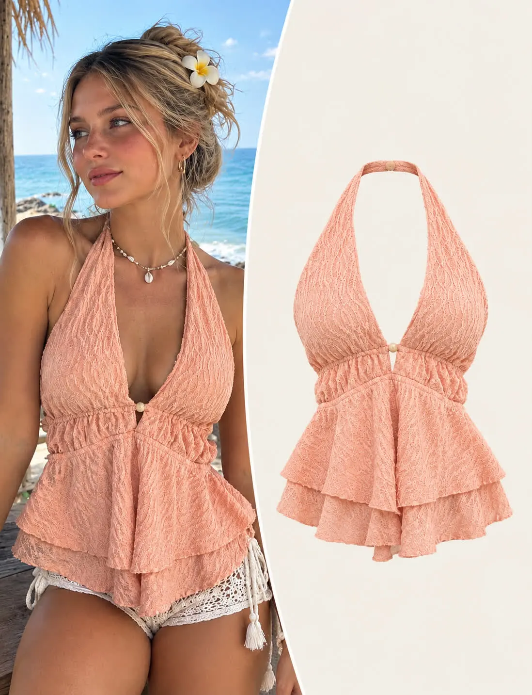 Blusa Ocean Melon