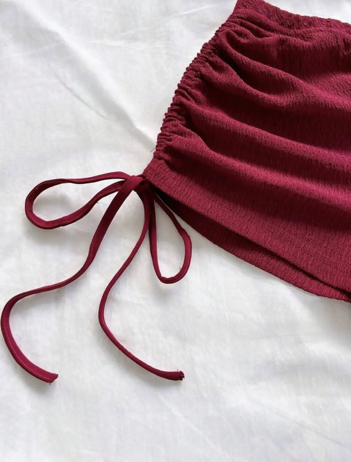 Conjunto de 2 piezas Color burdeos Talla M