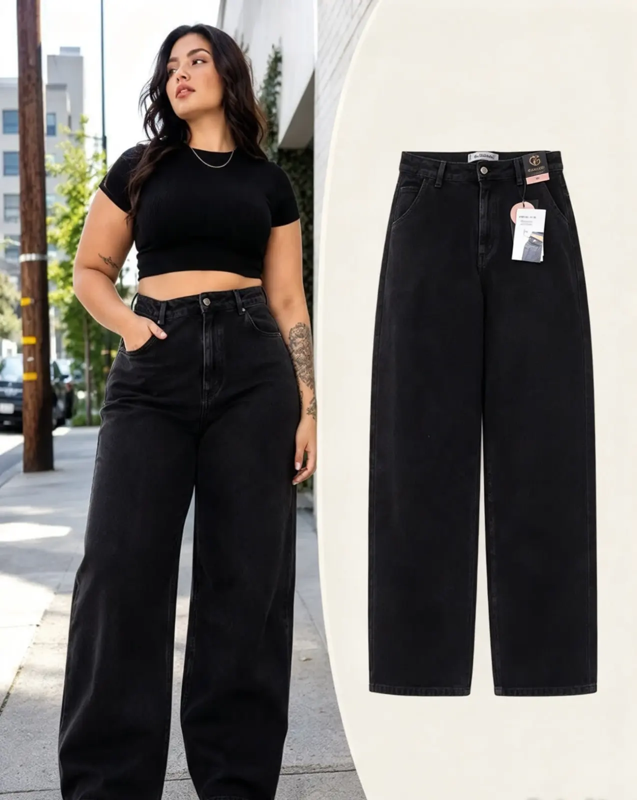Baggy Jean Ajustable Talla 10