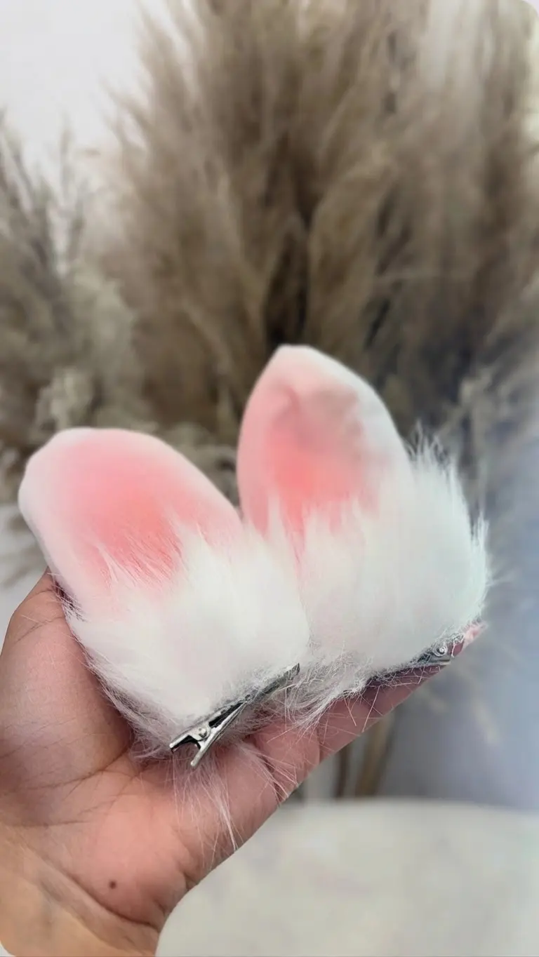 Orejas clips de conejo