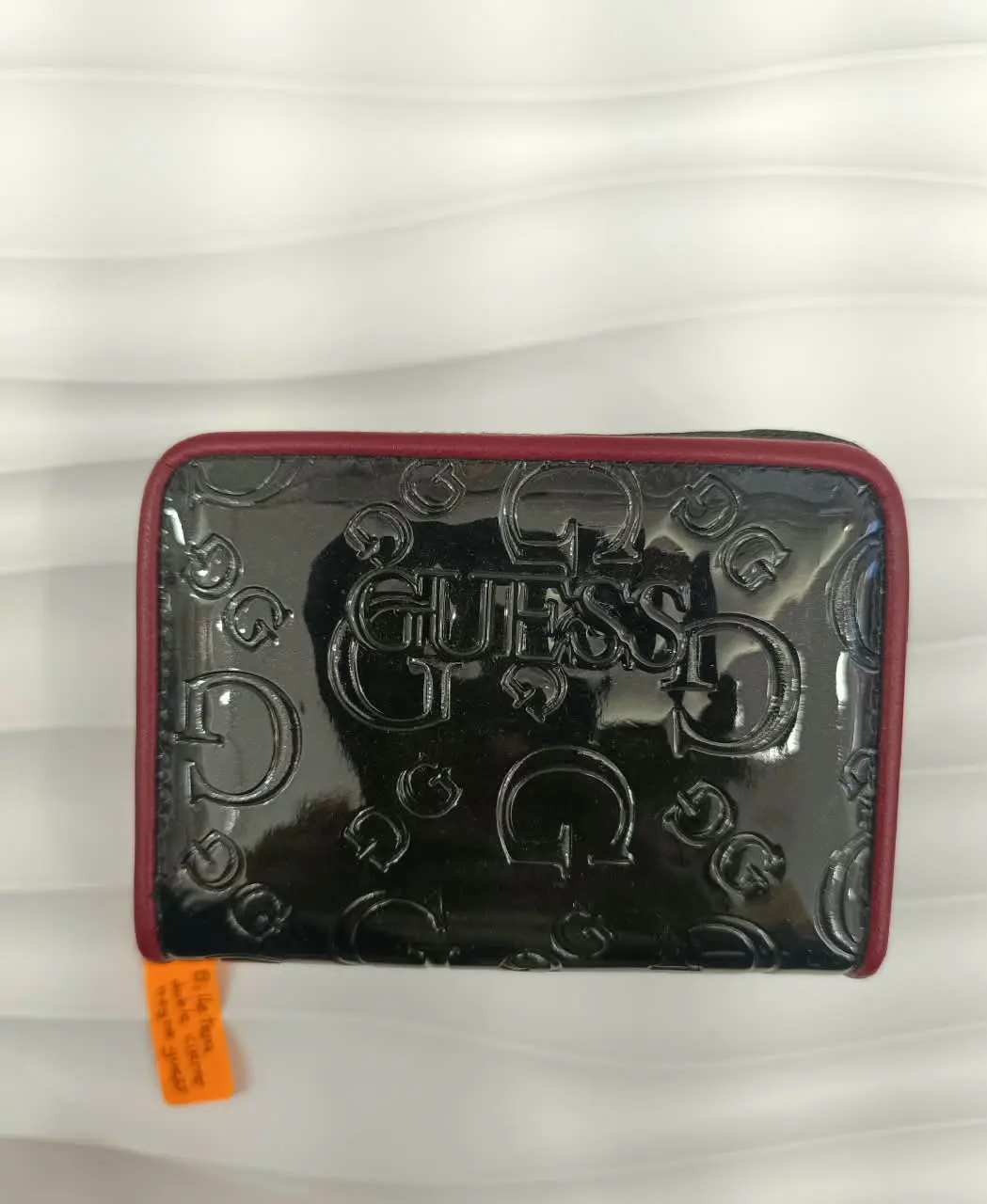 Billetera doble cierre negro guess
