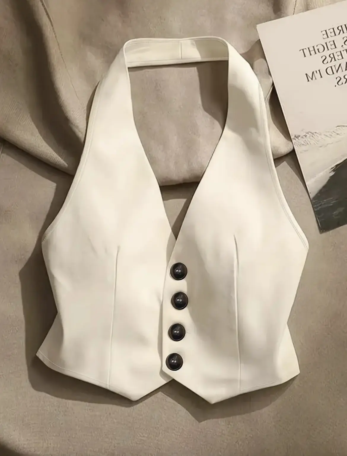CHALECO BEIGE S