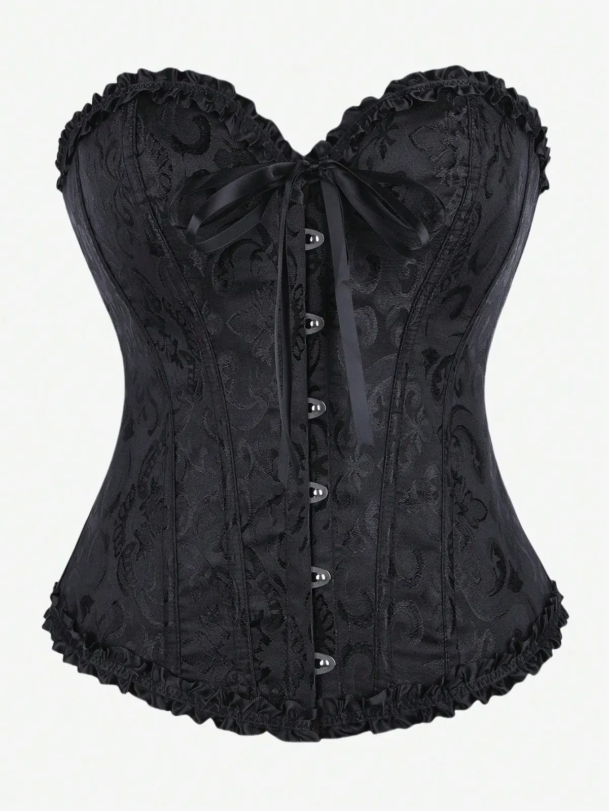corset negro talla L