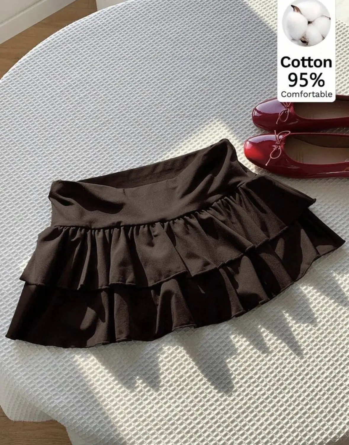 Disfraz del Gato con Botas 2 Piezas Corsert naranja con negro y Flada short café - Talla M