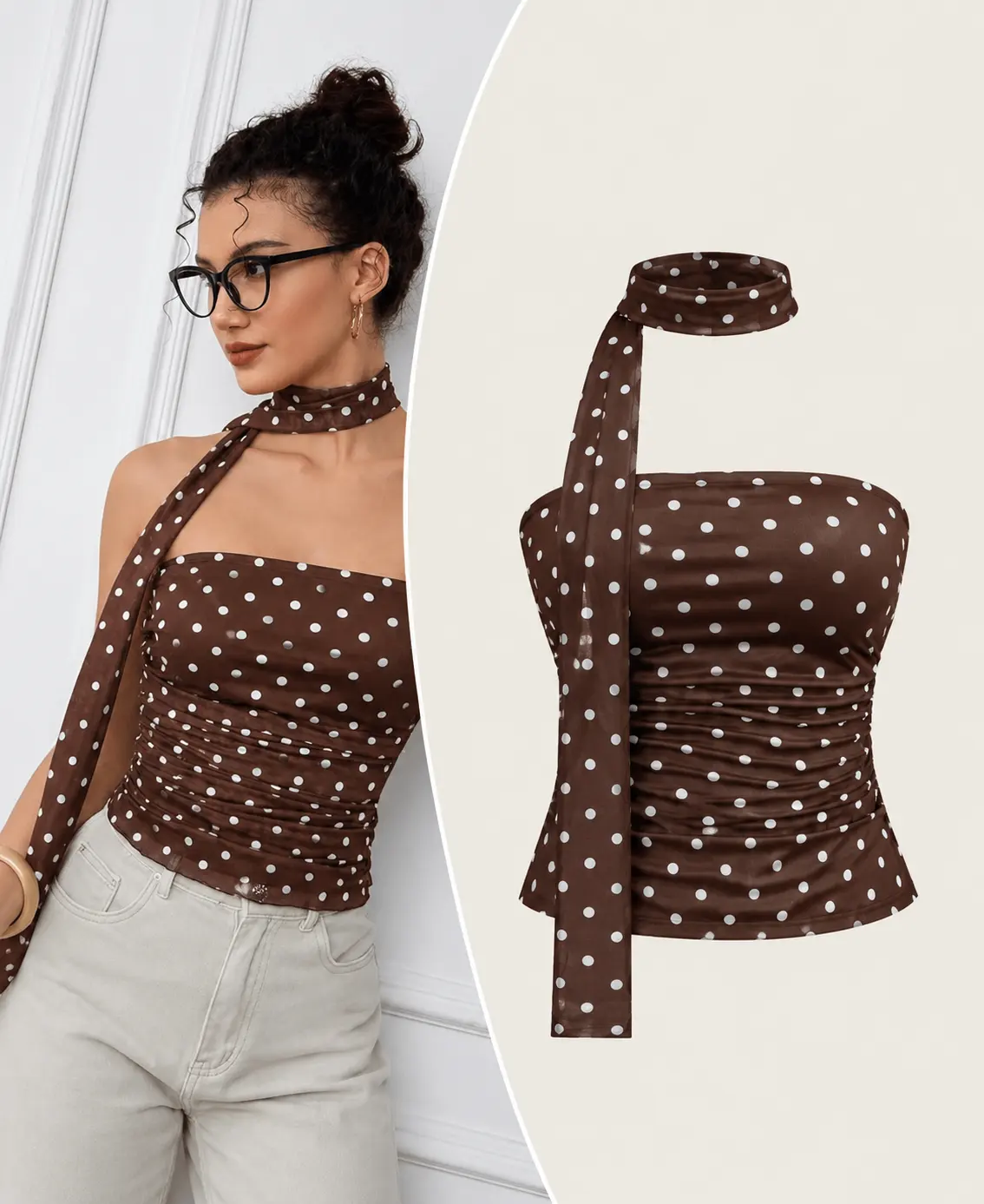 Blusa Polka Dots