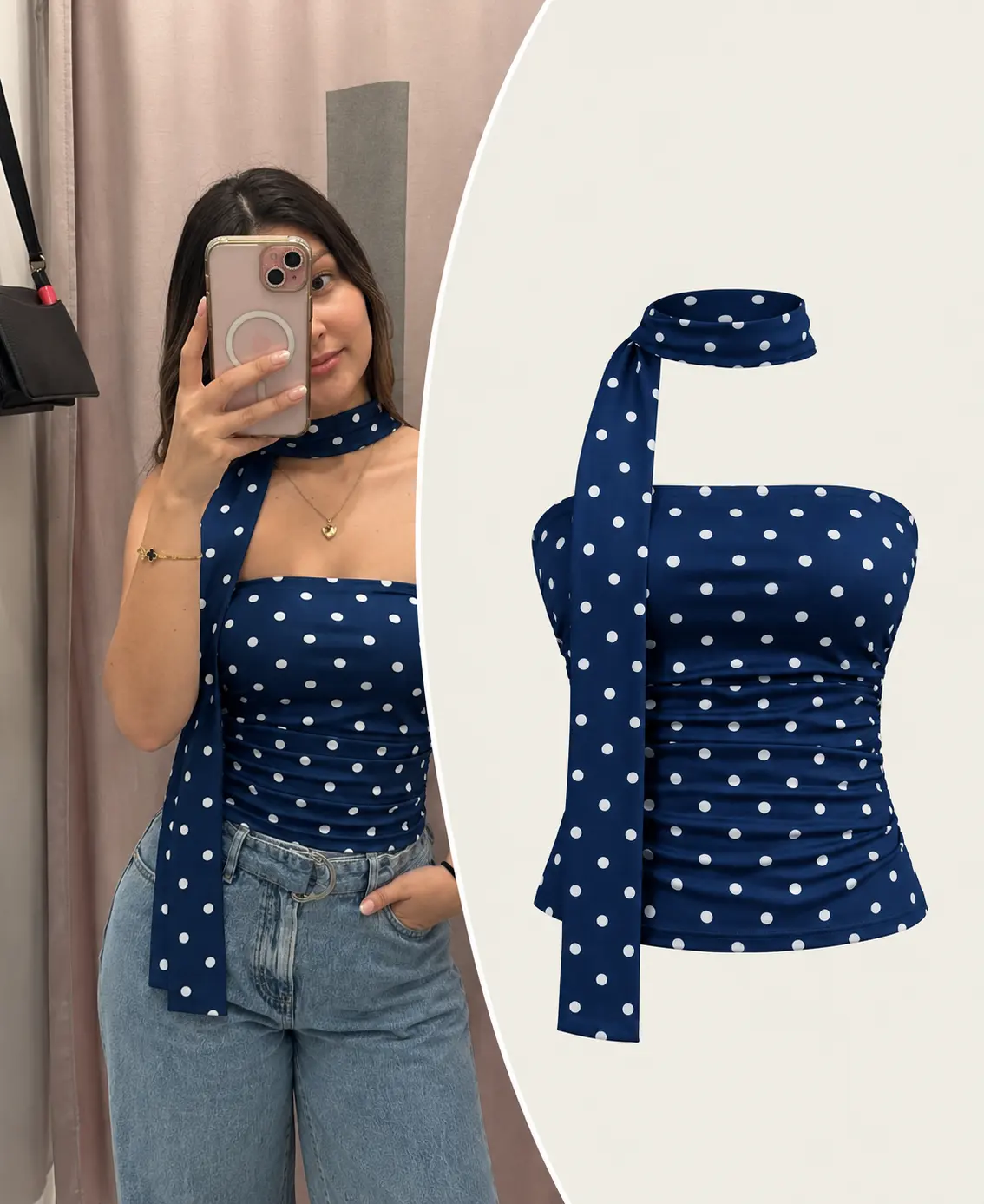 Blusa Polka Dots