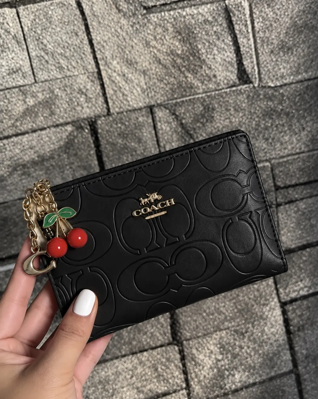 WALLET COACH NEGRA